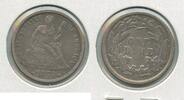USA Dime 1873-P Arrows Open 3 Silver Seated Liberty 10c Philadelphia Mint - ST297 -