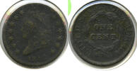 USA Large Cent Classic Head Penny - Large Date - L457 -