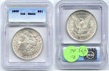USA Dollar Morgan Silver ICG MS 63 Certified - Philadelphia Mint - L473 -