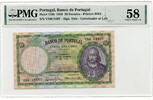 Banknoten 20 Escudos Banco de Portugal PMG Certified 58 Choice About Unc - L640 -