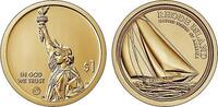 USA Dollar 2022-P $1 Reliance Yacht RI Innovation Coin Philadelphia Mint AIP14 -