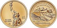 USA Dollar 2023-D $1 Higgins Boat LA Louisiana Innovation Golden Denver Mint AID18 -