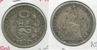 Weltmünzen 1/2 Sol Peru Silver Coin - RK013 -