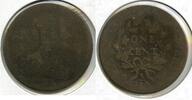 USA Large Cent Draped Bust Penny - United States - P89 -