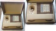 Sonstiges Deco-Tel Personal Telephone Portable Wooden Executive Box Vintage - P151 -