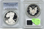 Anlagemünzen Dollar 2012-W American Eagle Proof Silver PCGS PR69 DCAM West Point Mint - G416 -