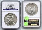 Anlagemünzen Dollar American Eagle 1 oz Silver NGC MS 69 Early Releases - P179 -