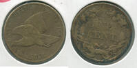 USA Cent Flying Eagle Penny Copper Coin 1C - RK294 -