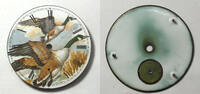 Sonstiges Illinois 18 Size Canadian Geese Birds Flight Pocket Watch Porcelain Dial LW321 -