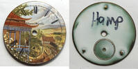 Sonstiges Hampden 18 Size Asian Pagoda Mountains Pocket Watch Porcelain Dial LW510 -