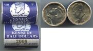 US Coins  2008 Kennedy Half Dollars $10 Roll of Coins - Philadelphia + D... 129,01 EUR  Excl. 23,18 EUR Verzending