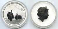 Bullion $1 Coin 2011 Australia Lunar Year of Rabbit 999 Silver 1 oz  Bul... 111,81 EUR  Excl. 23,18 EUR Verzending