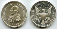 Bullion Medal 1792 Washington Presidential 999 Silver 2 oz Art  Round Bu... 167,72 EUR  Excl. 23,18 EUR Verzending