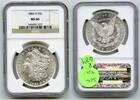 US Coins Dollar 1884-O Morgan Silver  NGC MS66 Certified - New Orleans M... 387,04 EUR  Excl. Verzending