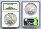 Bullion Dollar 2007 American Eagle 1 oz Silver  NGC MS69 Certified Bulli... 77,41 EUR  Excl. 23,18 EUR Verzending