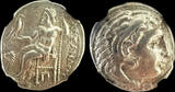 KINGDOM OF THRACE Lysimachus, 305-281 BC Thracian Kingdom Lysimachus (305–281 BC) AR Drachm Colophon Mint, NGC CH XF NGC Ch XF Strike: 5/5 Surface: 4/5 Strike: 5/5 Sur