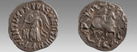 Baktria Greco-Baktrian Kingdom. Antimachos II Nikephoros. Circa 160-155 BC. Silv -