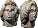 Greek Marble Head Ancient Hellenistic Large Marble Head Of alexander Circa 2nd Century BC. Size 12 -