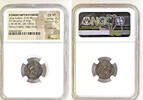 ROMAN IMPERATORIAL AR Denarius Julius Caesar. 46-45 BC. AR Denarius (3.47 g, 7h). Military mint travelling with -