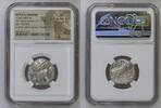 ATTICA, ATHENS AR Tetradrachm ATTICA. Athens. Ca. 440-404 BC. AR tetradrachm (23mm, 17.17 gm, 1h). NGC XF 4/5 -