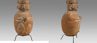   Ancient Pre Columbian Chancay Large Bulbous Figural Vessel Ca. 800-120... 837,42 EUR  Excl. 25,77 EUR Verzending