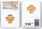 Honorius, Western Roman Empire (AD 393-423). AV solidus (20mm, 4.44 gm, 7h). NGC -
