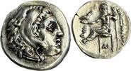 Greece AR Drachm ALEXANDER III AR Drachm 336-323 BC. Lampsacus Mint. (4.2g, 18mm 1h) Head of Hera -