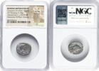 Egypt AR DENARIUS Cleopatra VII of Egypt and Marc Antony, as Rulers of the East (37-30 BC). AR den -
