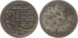 Salzburg, Erzbistum Einseitiger Pfennig 1737 Leopold Anton Eleutherius von Firmian, 1727 - 1744 VF-EF mit feiner dunkler Patina