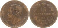 Italien, Königreich 10 Centesimi Vittorio Emanuele II., 1861 - 1878 -