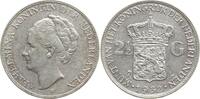 Niederlande, Königreich 2 1/2 Gulden Wilhelmina, 1890 - 1948 -
