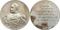 Argentinien, Buenos Aires Versilberte Bronzemedaille von Bellagamba y Rossi, Francisco B. Bosch, General de Division -