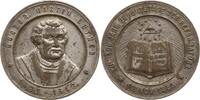 Deutschland, Kaiserreich Bimetallmedaille auf den 400. Geburtstag Martin Luther, Auge Gottes über Bibel -