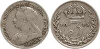 Großbritannien 3 Pence Victoria, 1837 - 1901 -