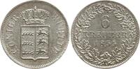 Württemberg, Königreich 6 Kreuzer Wilhelm I., 1816 - 1864 -