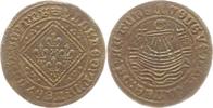 Frankreich Messing - Rechenpfennig Segelschiff auf offener See -