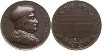 Italien - Florenz Bronzemedaille von Girometti, auf Francesco Guicciardini, 1483 - 1540, Historiker u. Staatsmann -