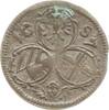 RDR, Haus Habsburg Einseitige 2 Pfennig Leopold I., 1657 - 1705, Wien -
