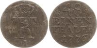 Brandenburg-Preußen 1/48 Taler Friedrich II., 1740 - 1786, Berlin, Sterne neben der Wertzahl -