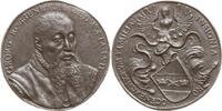 Nürnberg, Stadt Bleigussmedaille von Valentin Maler, auf Georg Roggenbach, 1517 - 1591 -
