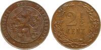 Niederlande, Königreich 2 1/2 Cent Wilhelmina, 1890 - 1948 -