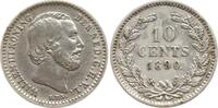 Niederlande, Königreich 10 Cent Wilhelm III., 1849 - 1890 -