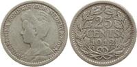 Niederlande, Königreich 25 Cent Wilhelmina, 1890 - 1948 -