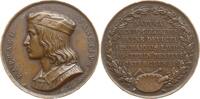 Italien, Rom Bronzemedaille von Cerbara, auf den Maler Raffael (Raffaelo Sanzio da Urbino), 1483 - 1520 -