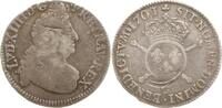 Frankreich, Königreich 1/2 Ecu aux insignes Ludwig XIV., 1643 - 1715, Caen -
