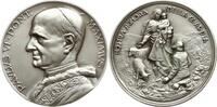 Vatikan - Ligurien Versilberte Bronzemedaille Paul VI., 1963 - 1978, Santuario di Nostra Signora della Guardia, Ceranesi -