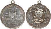 Österreich, Kaiserreich, Wien Tragbare Silbermedaille v. Unecht, auf das 1. Österreichische Bundesschießen, Wiener Schützen Festhalle -