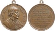 Vatikan Tragbare Bronzemedaille Leo XIII., 1878 - 1903, Signatur PENIN PONCET, auf seinen Amtsantritt -