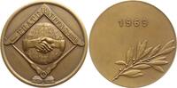 Freimaurerei Bronzemedaille Freimaurermedaille, Loge Fraternitas 1959 -