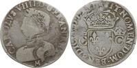 Frankreich, Königreich Teston Charles IX., 1560 - 1574, Toulouse, 2ème type -
